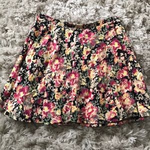 Nollie Floral Skater Skirt